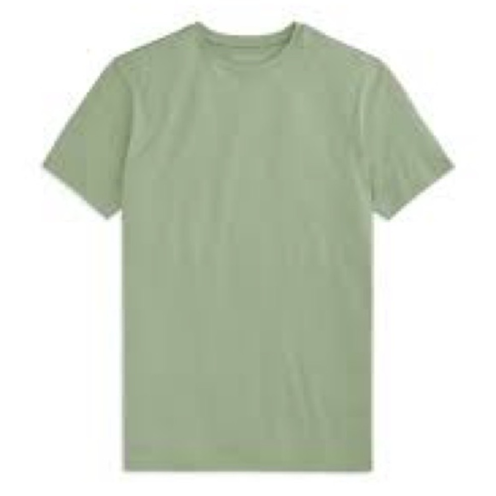 Mack Weldon Basil Green Pima Crew Neck Short Sleeve T-Shirt Size XL